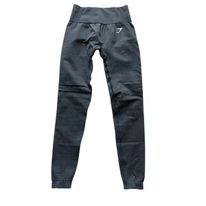 Gymshark Vital Seamless Black Marl‎ Leggings size Small